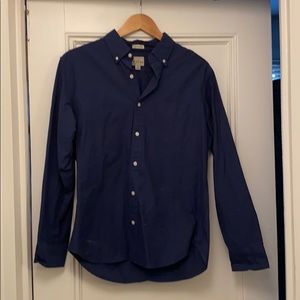 J Crew slim fit untucked button down